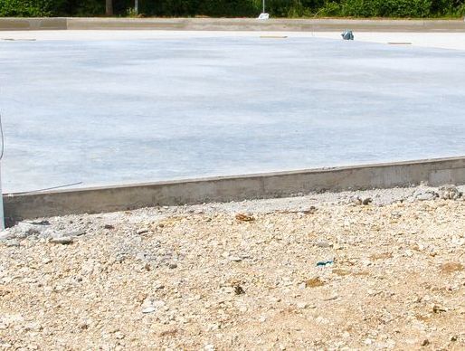 concrete foundation slabs