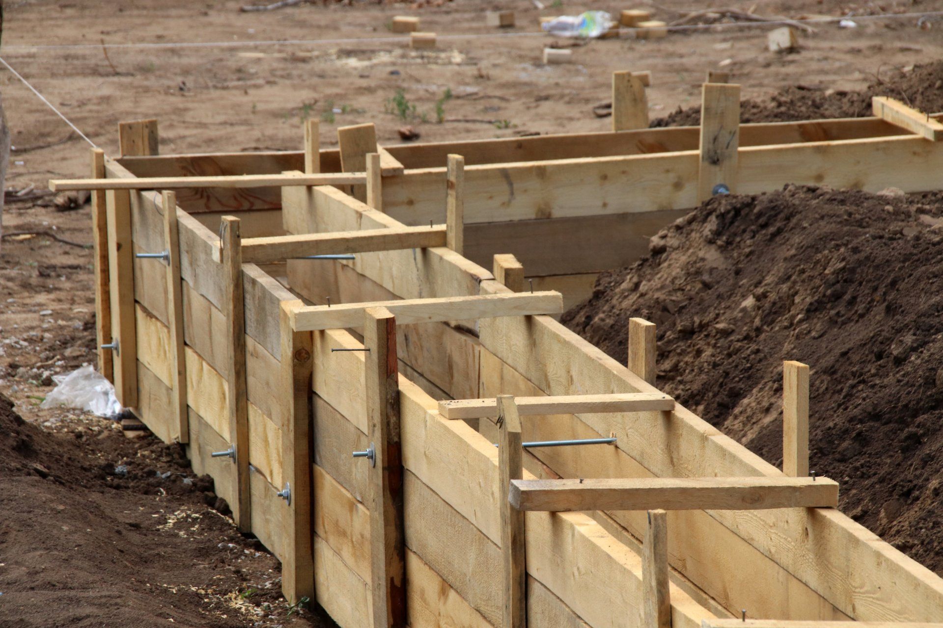 concrete patios and sidewalks
