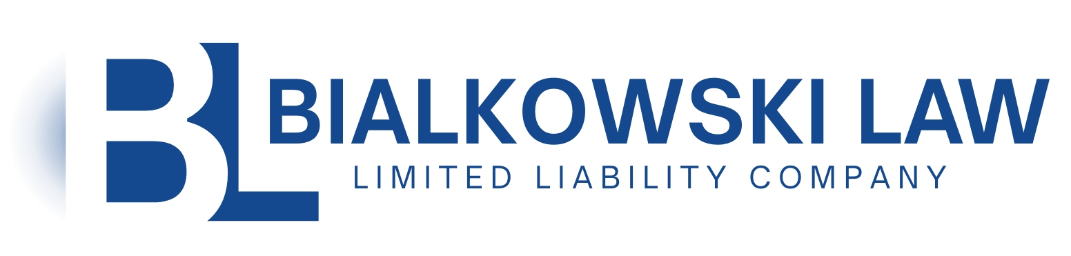 The logo for bielkowski law limited liability company