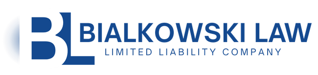 The logo for bielkowski law limited liability company
