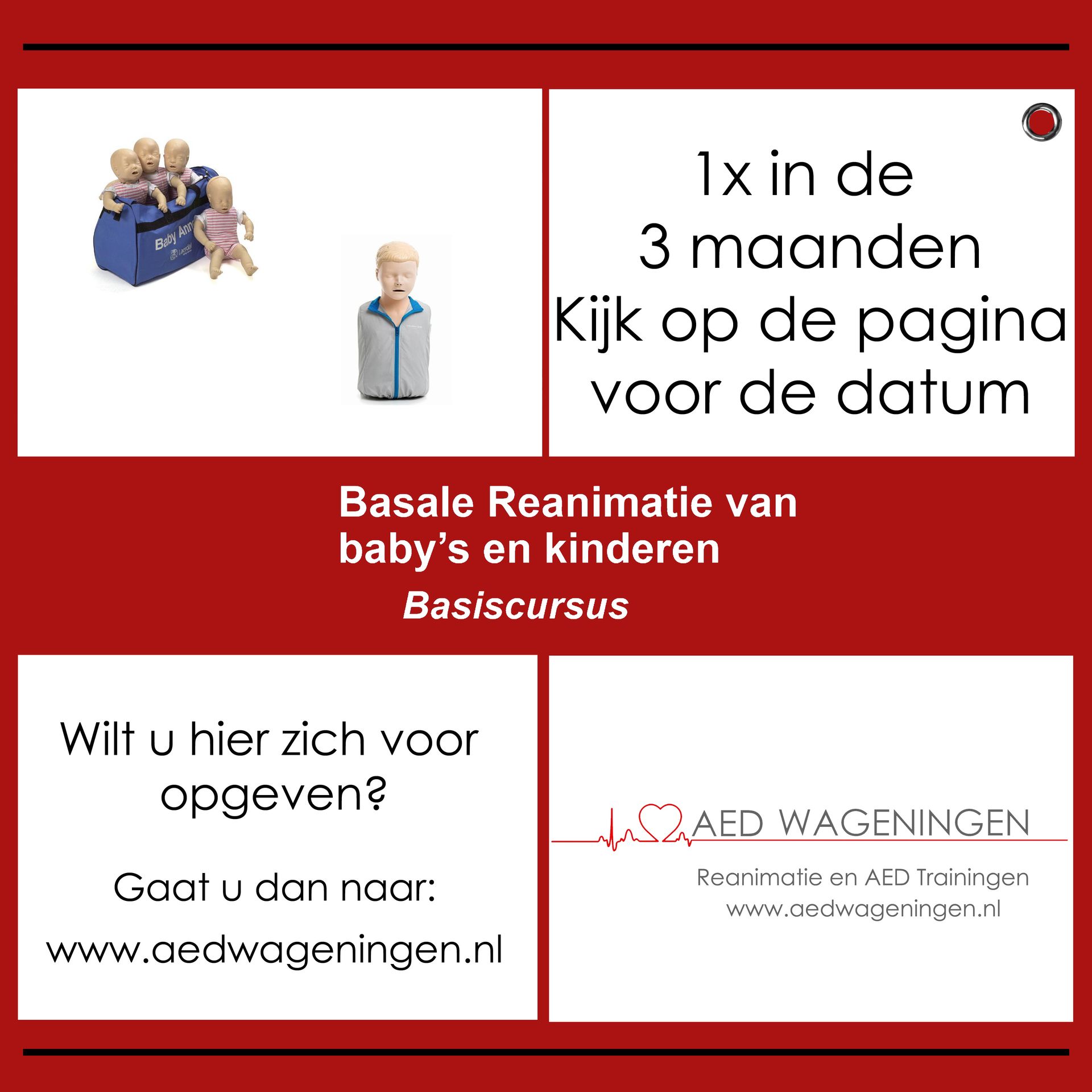 Baby- en Kinderreanimatie en AED