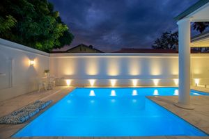 coping around a pool
