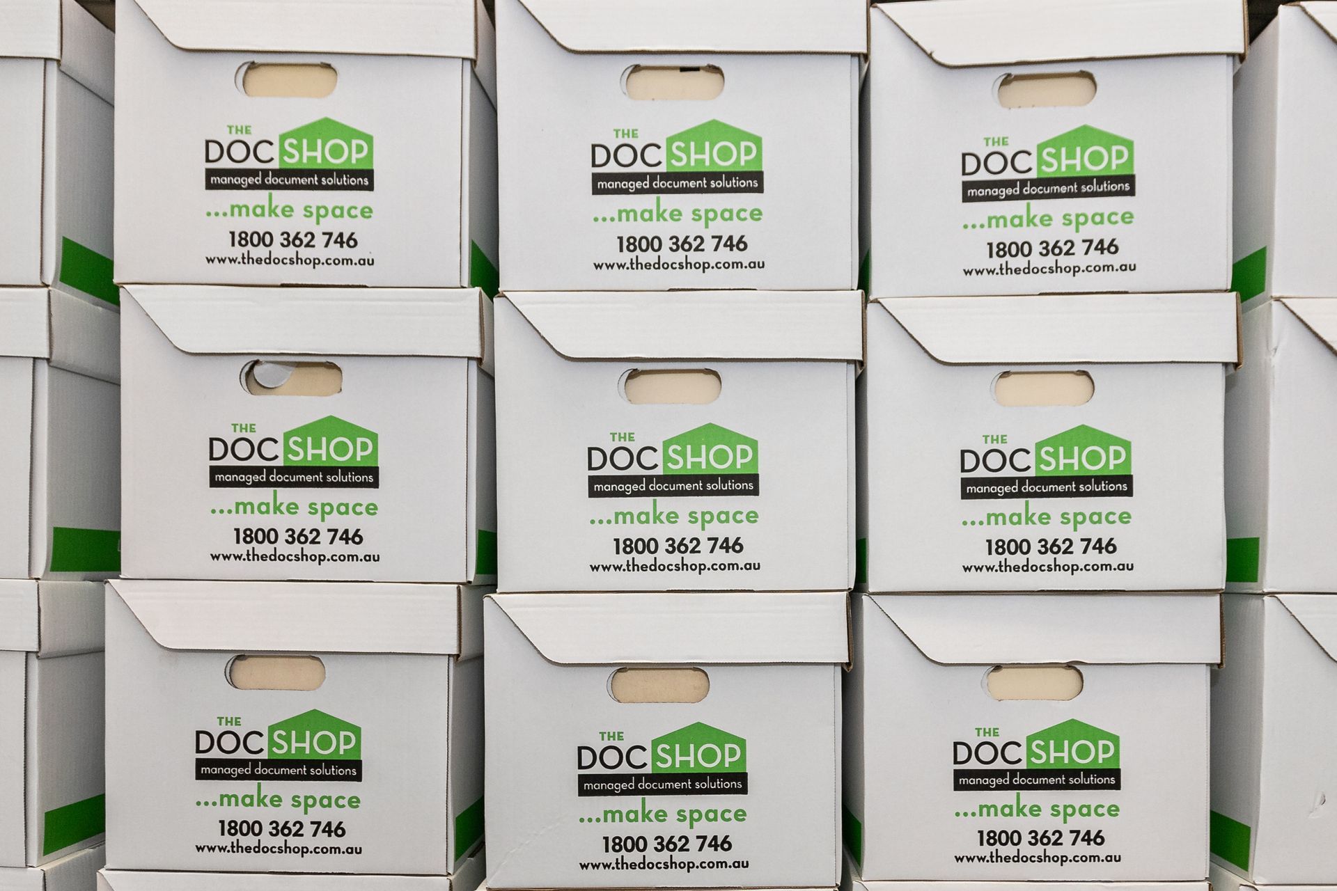 Secure cardboard storage boxes