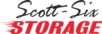 Scott-Six Storage logo in red and black displayed on a white background.