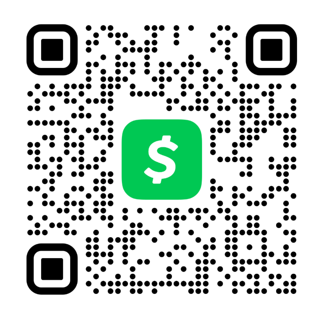 A qr code with a dollar sign on it.
