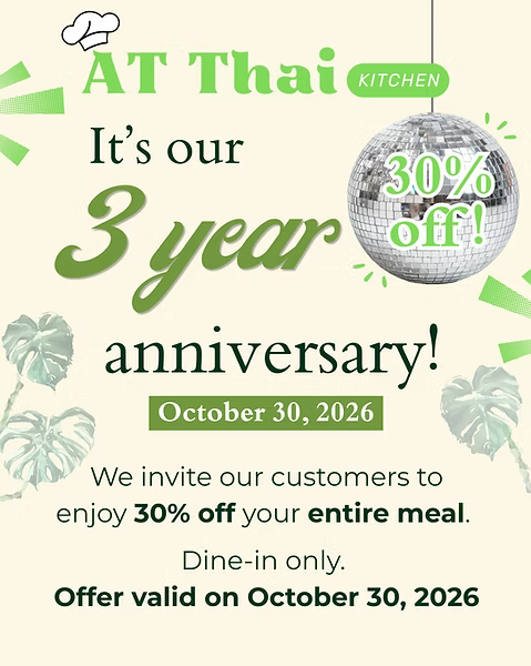3rd anniversary flyer