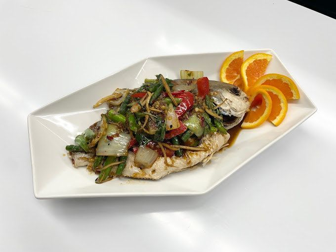 Steamed Pompano