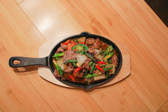 Sizzling Spicy Lamb