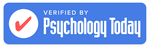 Verified by Psychology Today badge with a red checkmark.