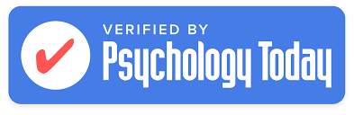 Verified by Psychology Today badge with a red checkmark.