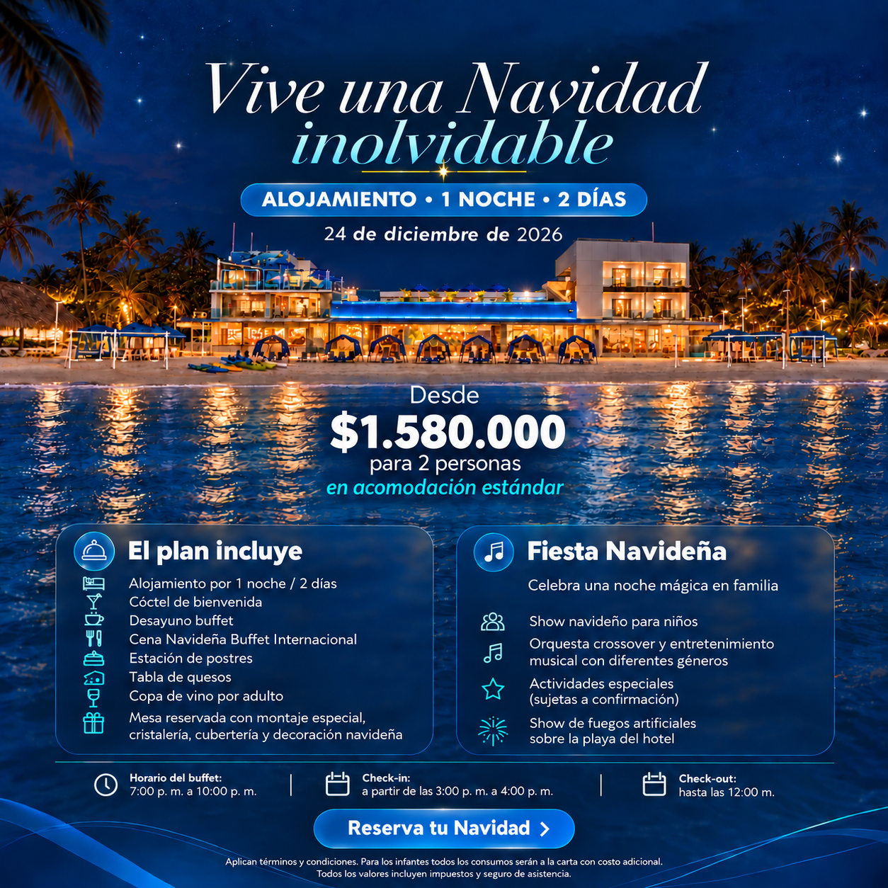 promoción hotel poblado coveñas