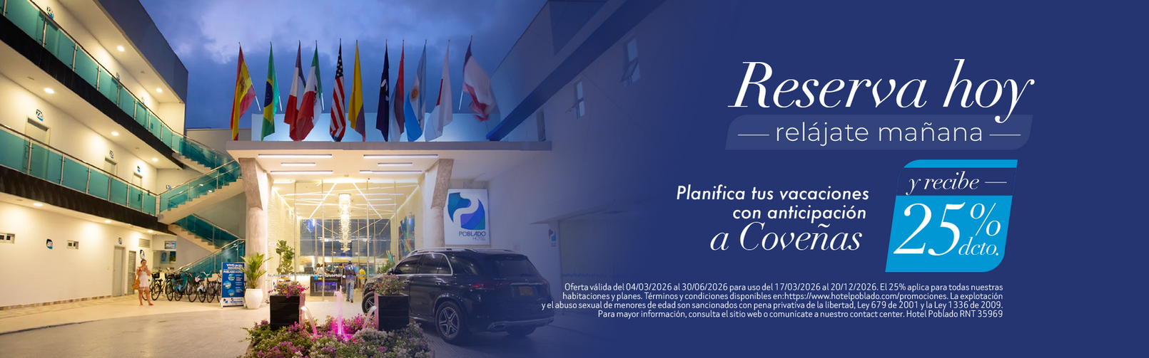 promoción Hotel Poblado Coveñas