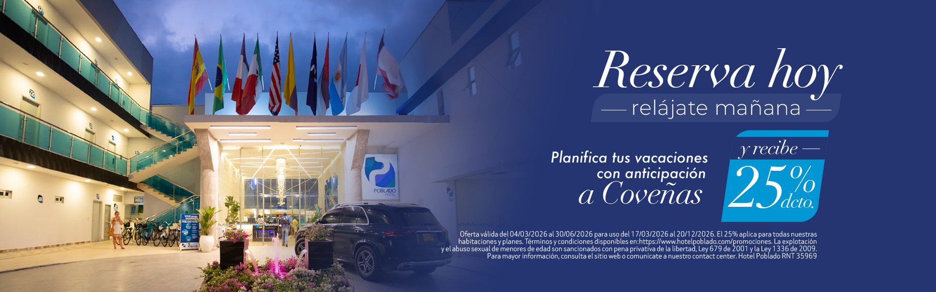 promoción Hotel Poblado Coveñas