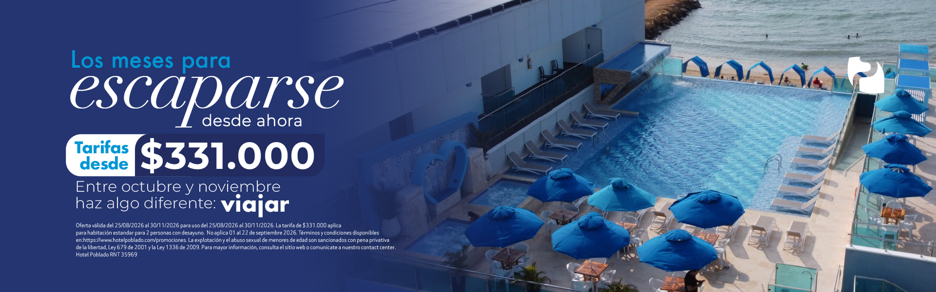 promoción Hotel Poblado Coveñas