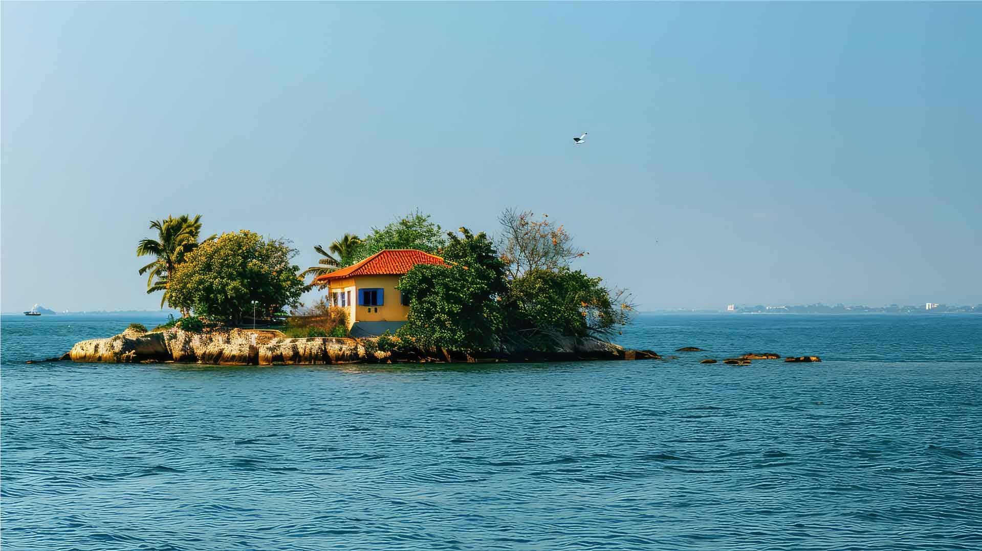 Casa rústica sobre Isla de San Bernardo, excursión ecológica para huéspedes del Hotel Poblado Coveñas.