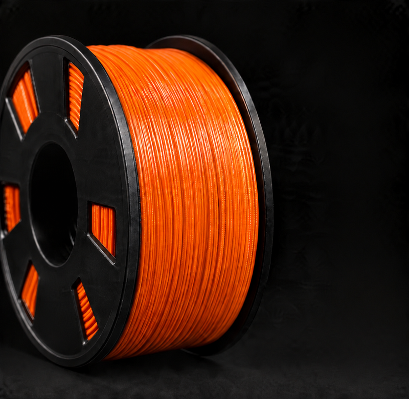 Orange PLA print surface