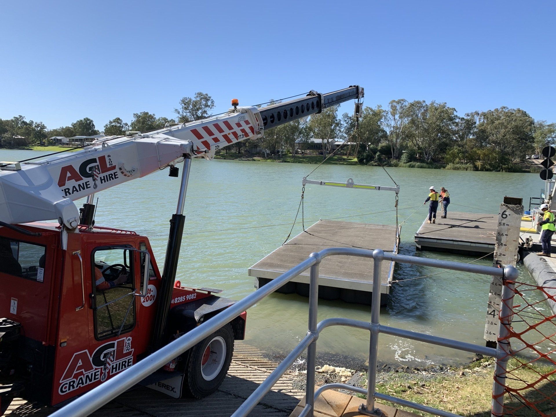 Load Crane — Adelaide, SA — AGL & Son Crane Hire