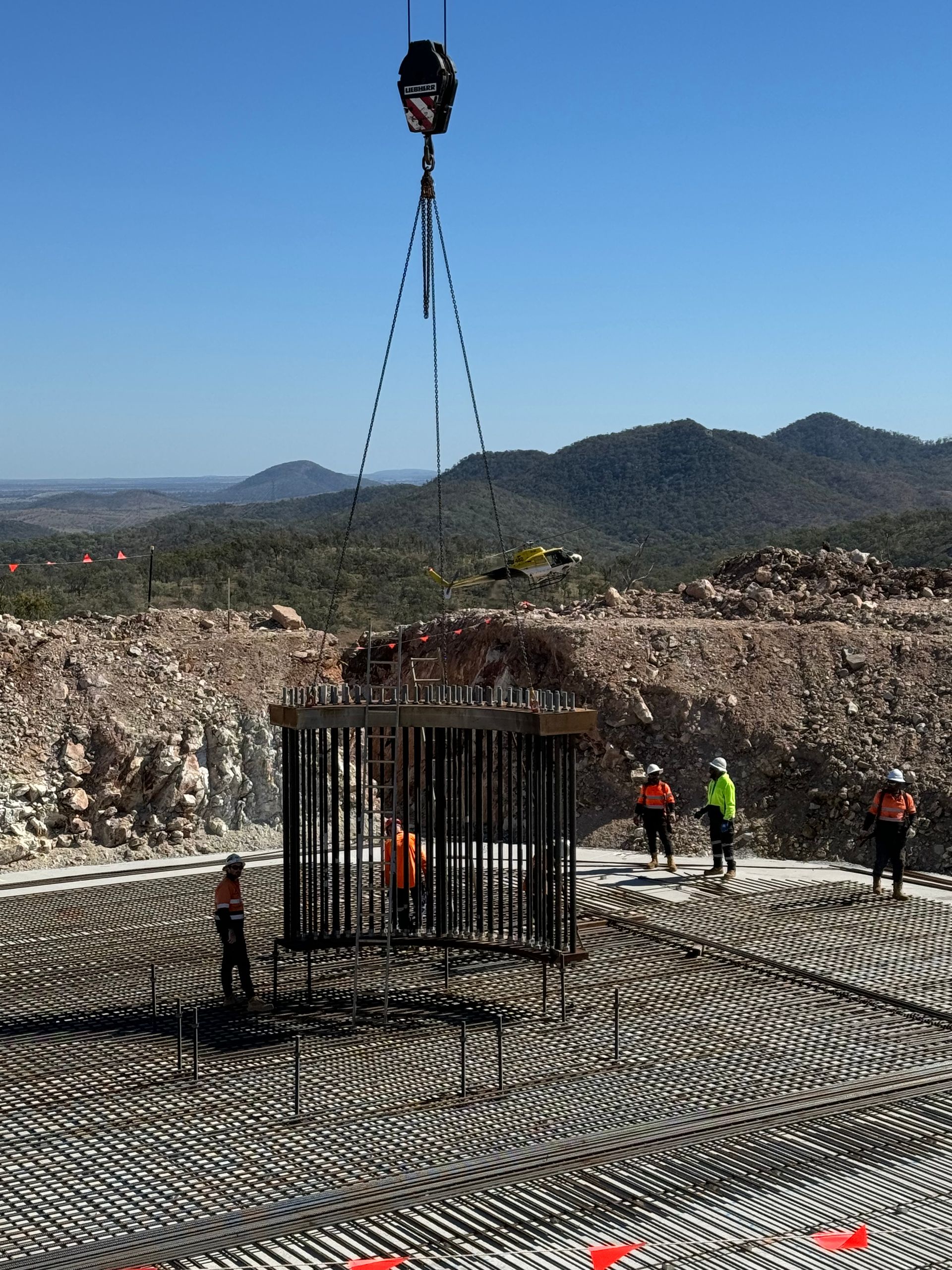 AGL & Son professional team working on Clarke Creek Wind Farm