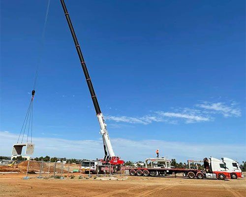 Culvert Installation — Adelaide, SA — AGL & Son Crane Hire