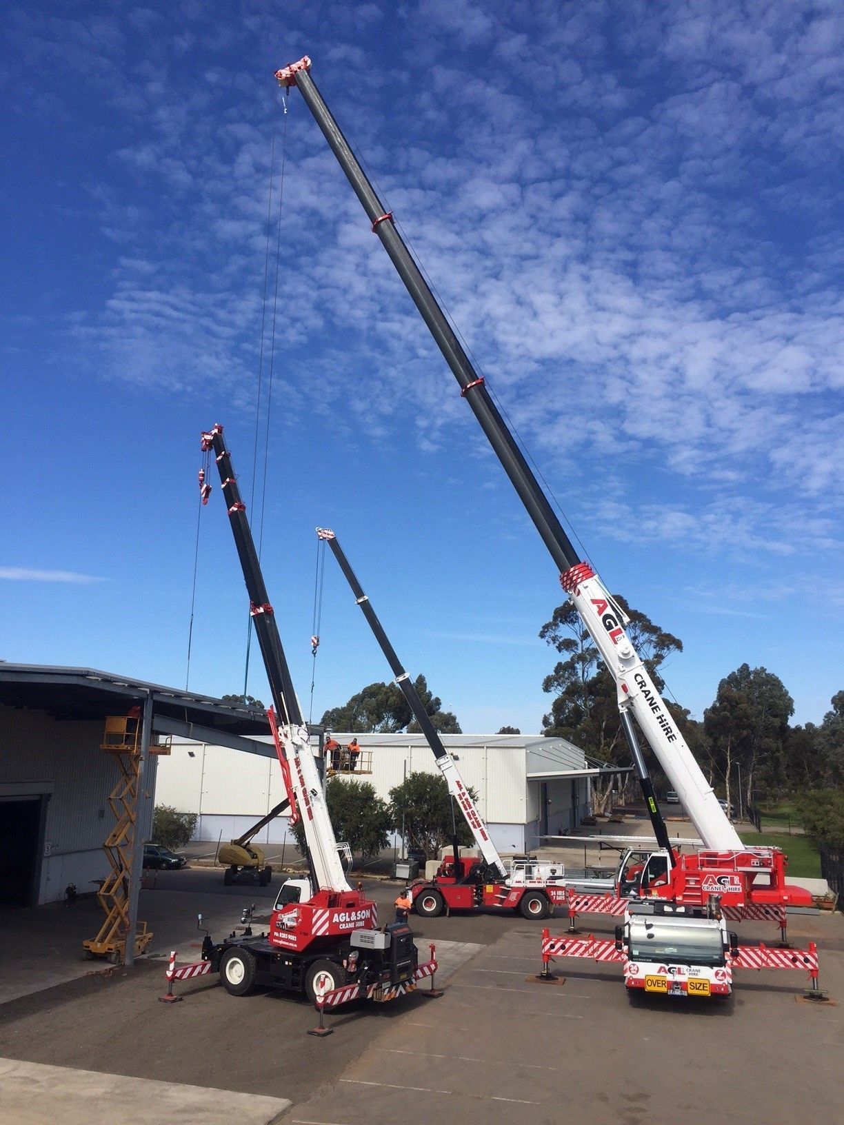 AGL & Son Crane Hire’s all-terrain cranes available for reliable crane hire — Adelaide, SA — AGL & Son Crane Hire