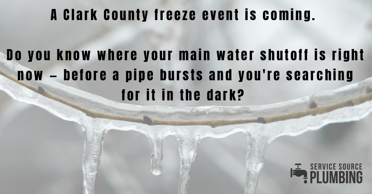 Frozen pipes Yacolt WA Service Source Plumbing Clark County burst pipe prevention winter Frozen pipes Yacolt WA Service Source Plumbing Clark County burst pipe prevention winter