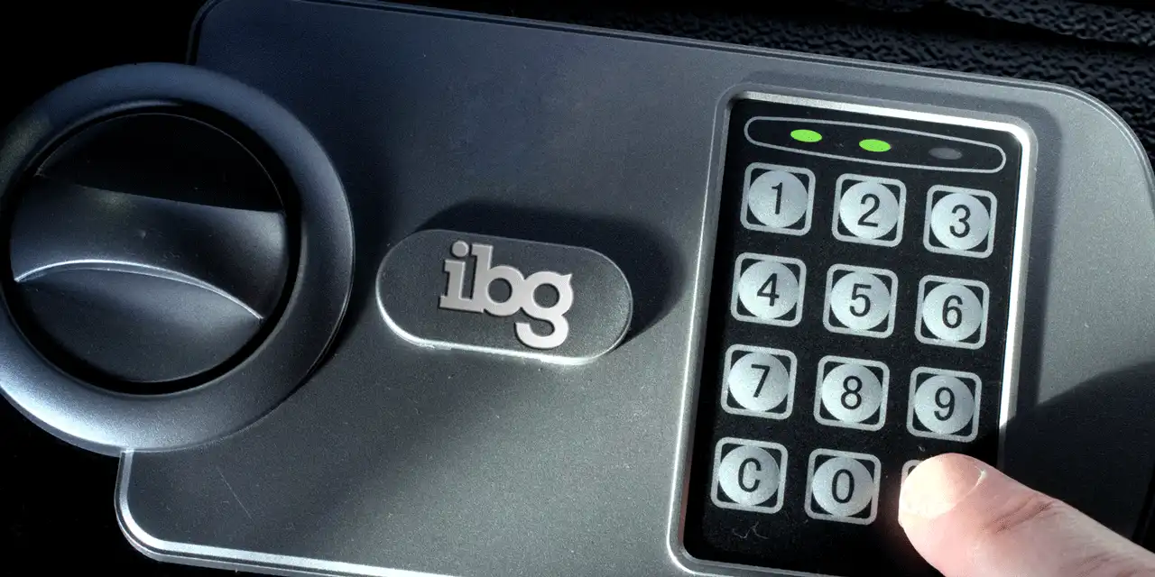 Keeping your sale a secret Safe with digital keypad