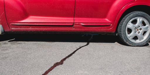 water dripping from car