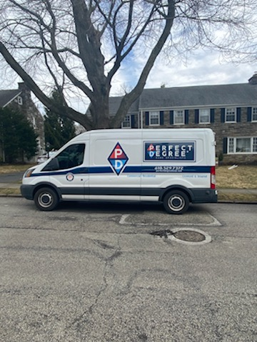 White van with