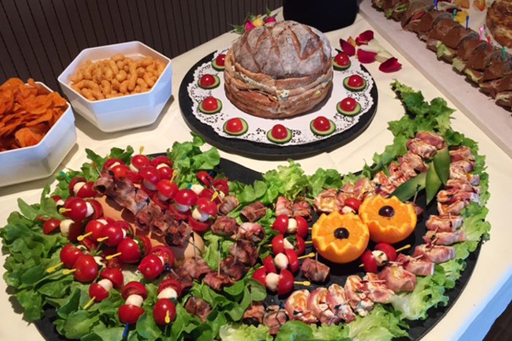 Catering von murer – Buffet-Aufbau
