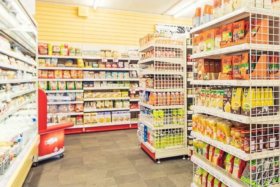 Verkaufsraum im SPAR Supermarkt von Murer im Toggenburg