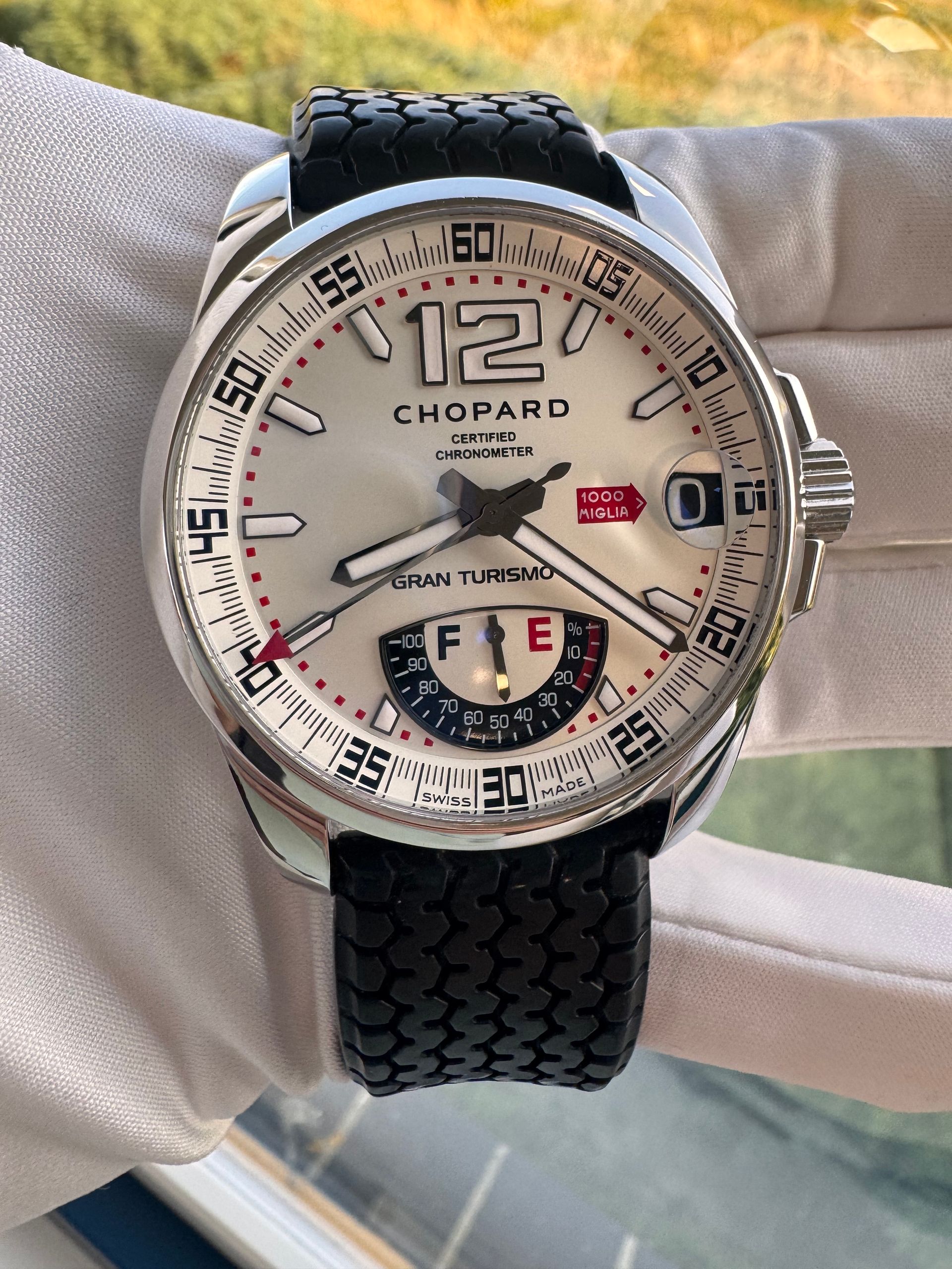 Chopard Gran Turismo XL
Ref. 16/8997, Stalen kast, Mechanisch automaat met datum en gangreserve