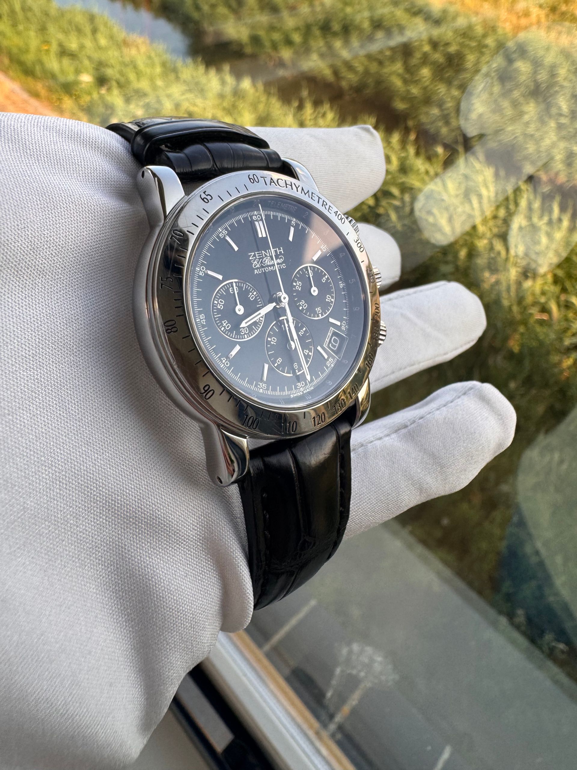 Zenith Captain Chronograph
Ref. 03.2110.400, Stalen kast, Mechanisch automaat met chronograaf en datum