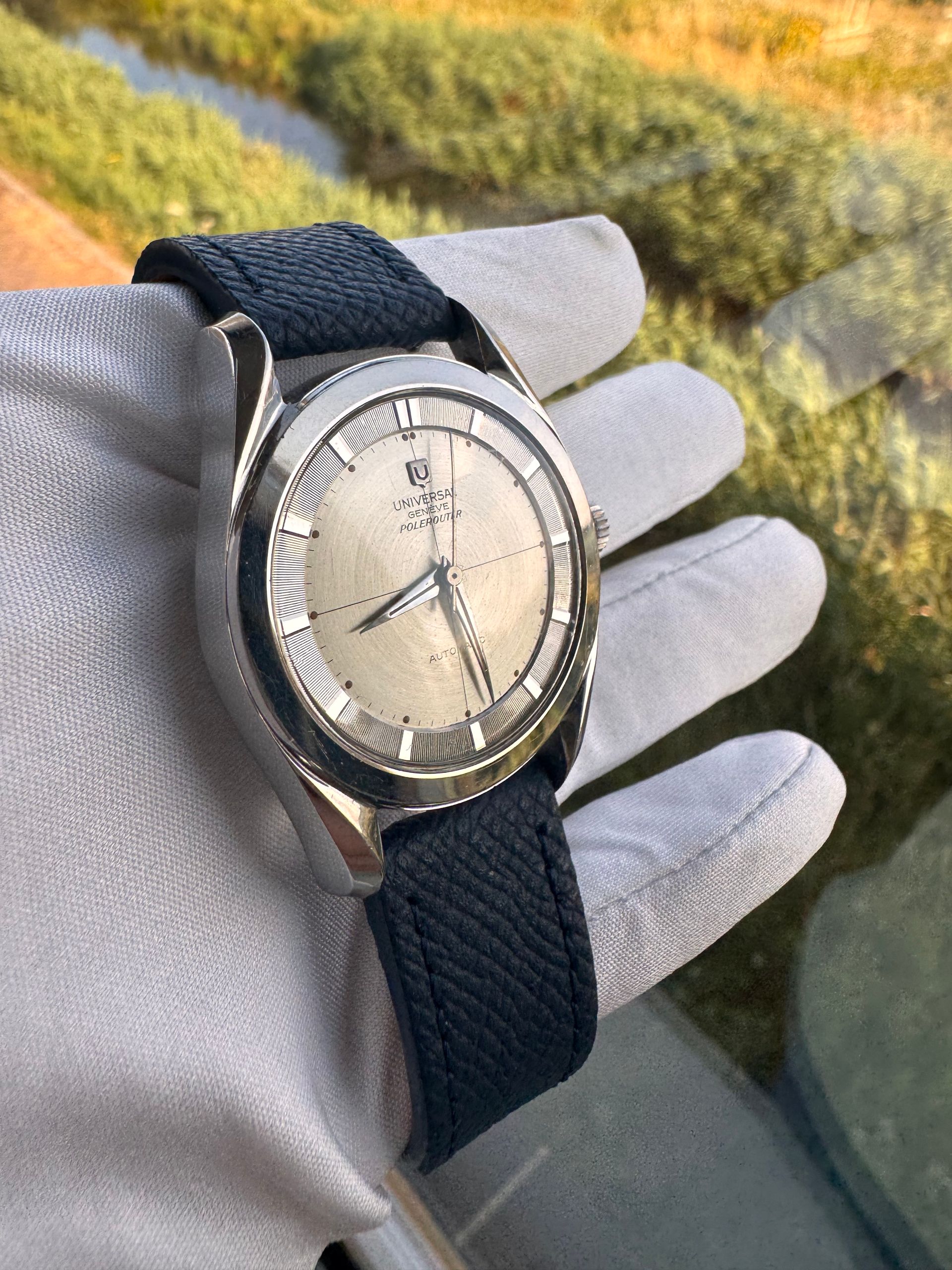 Universal Genève Polerouter
Ref. S 20217-5, Stalen kast, Mechanisch automaat