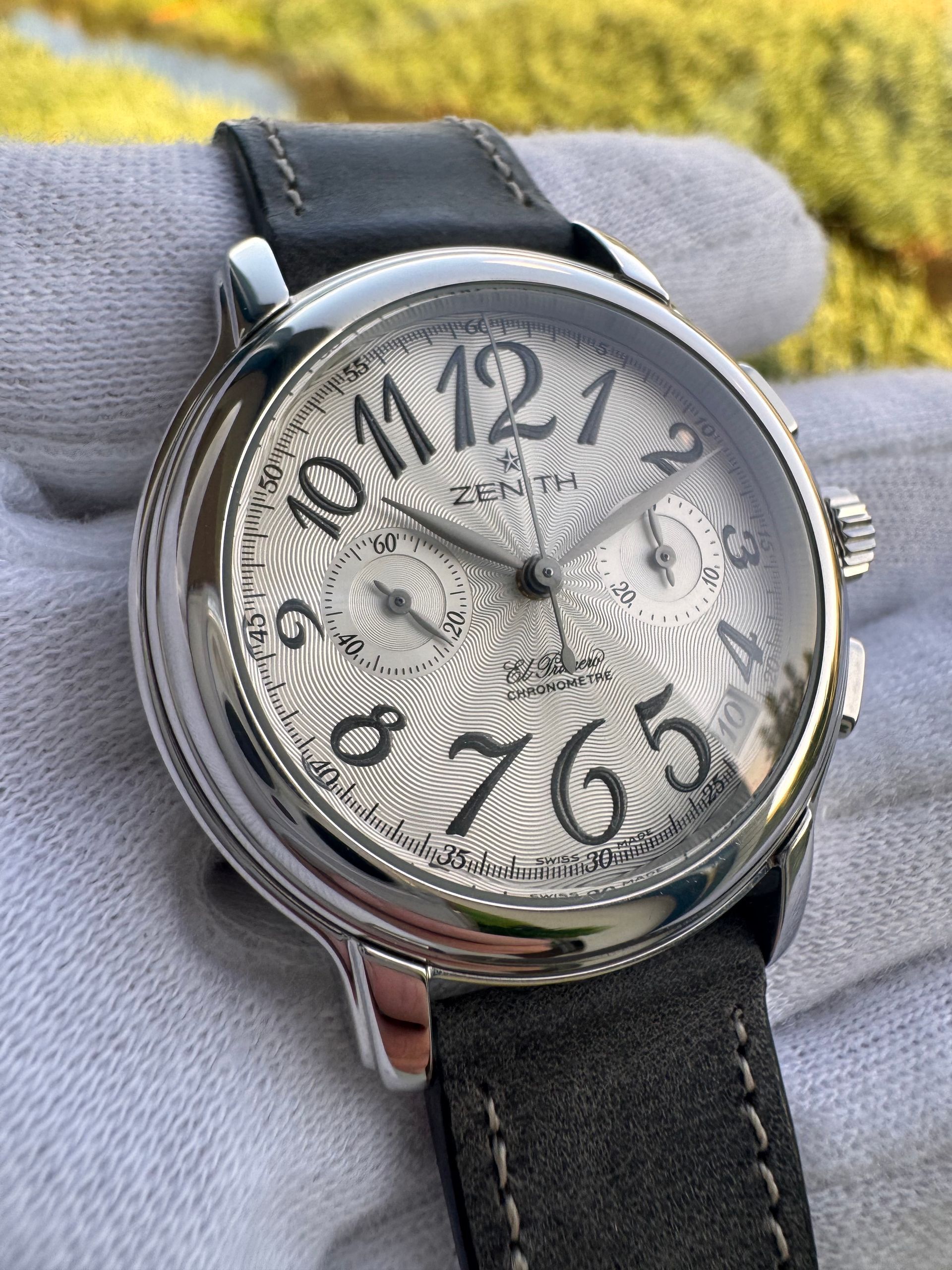 Zenith El Primero Chronomaster Lady
Ref. 03.1230.4002, Stalen kast, Mechanisch automaat met chronograaf en datum