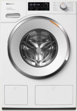 A stainless steel hood is sitting on a white surface.