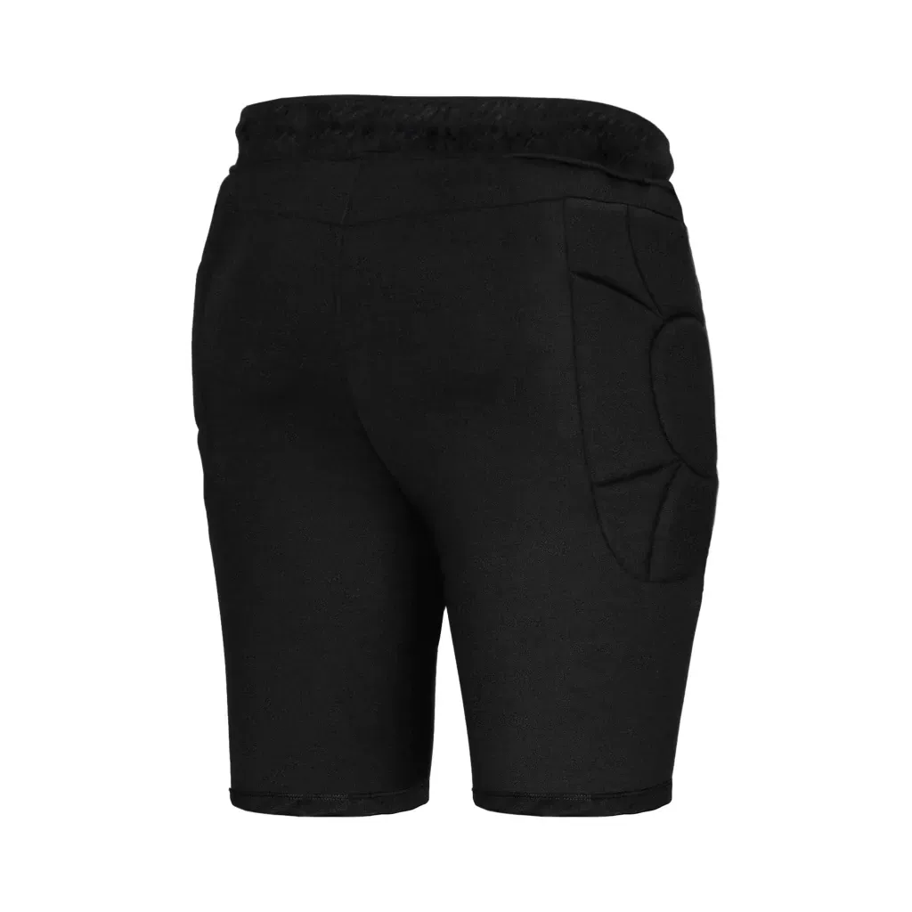 Pantalones cortos protectores acolchados de color negro
