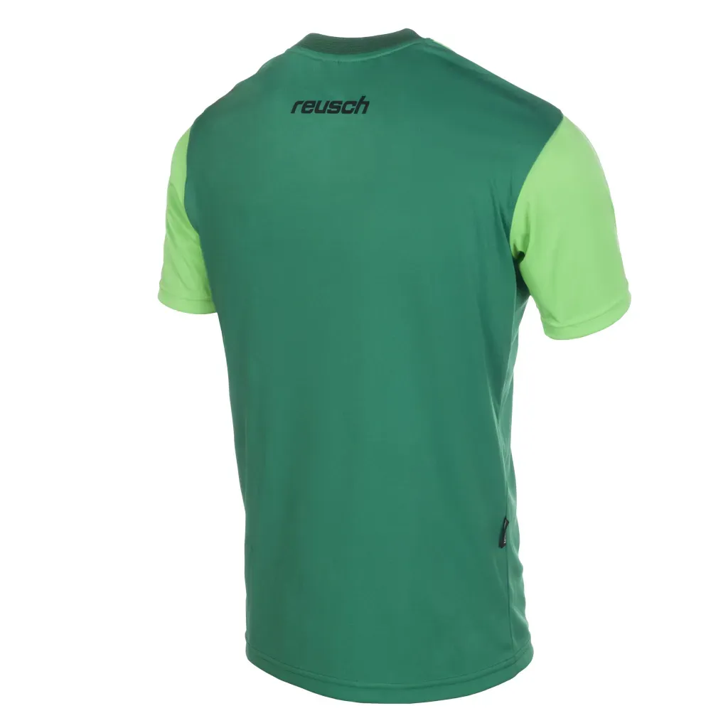 Una camiseta deportiva bicolor con cuello en V