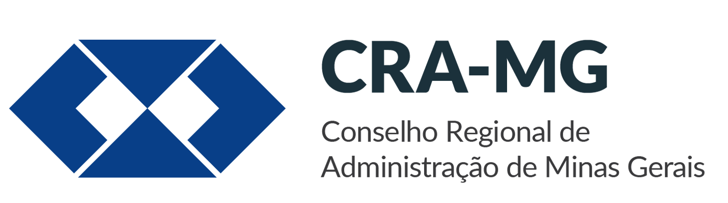 Um logotipo azul e branco para cra-mg