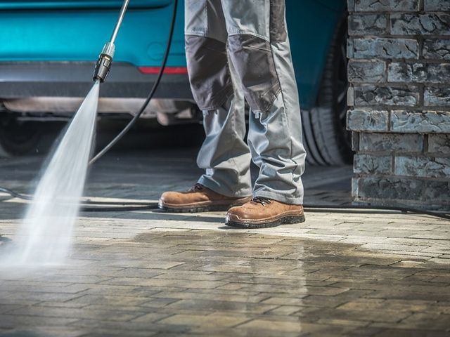 Sterilized Pedway | Akron, OH | AA Power Washing, LLC