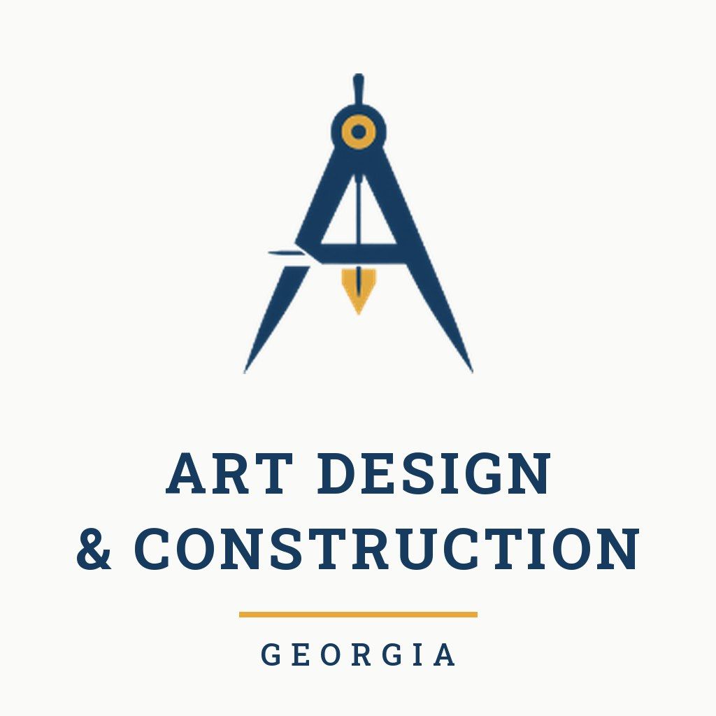 Art Design & Construction compass logo — Georgia tenant improvement construction management in Marie