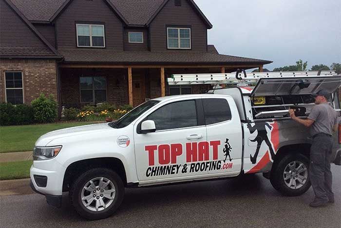 White truck with