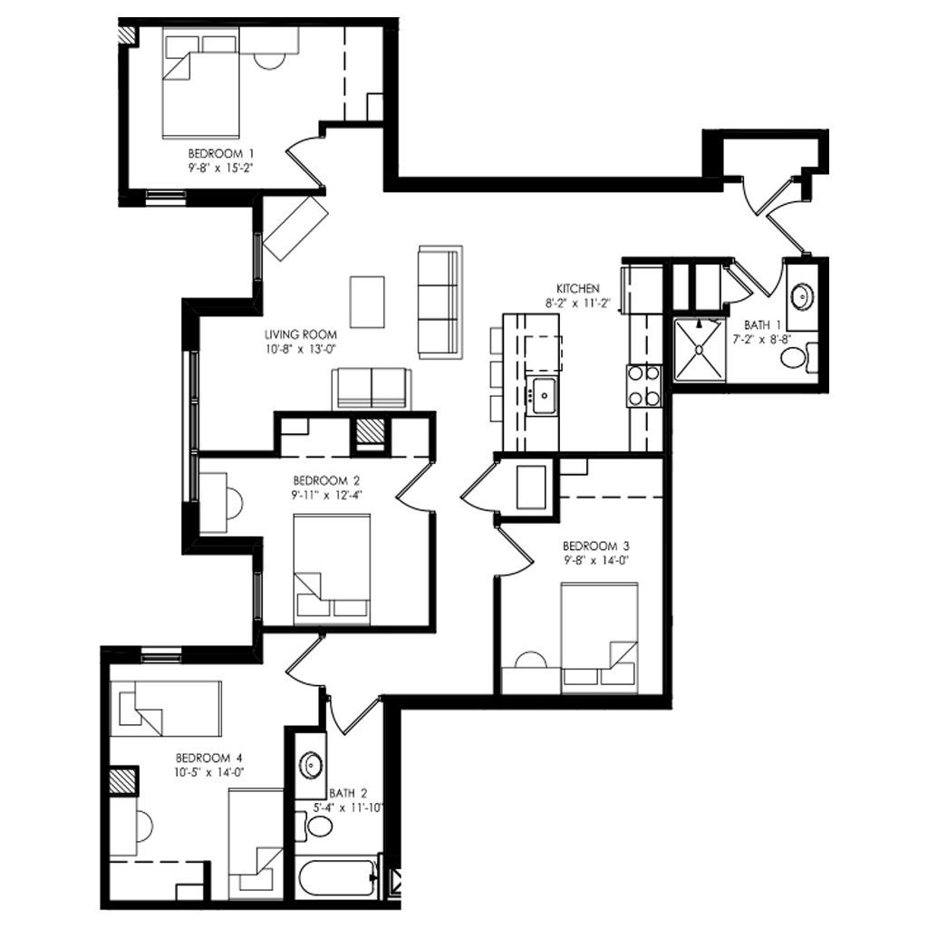 Waterfront | Apartment Style C