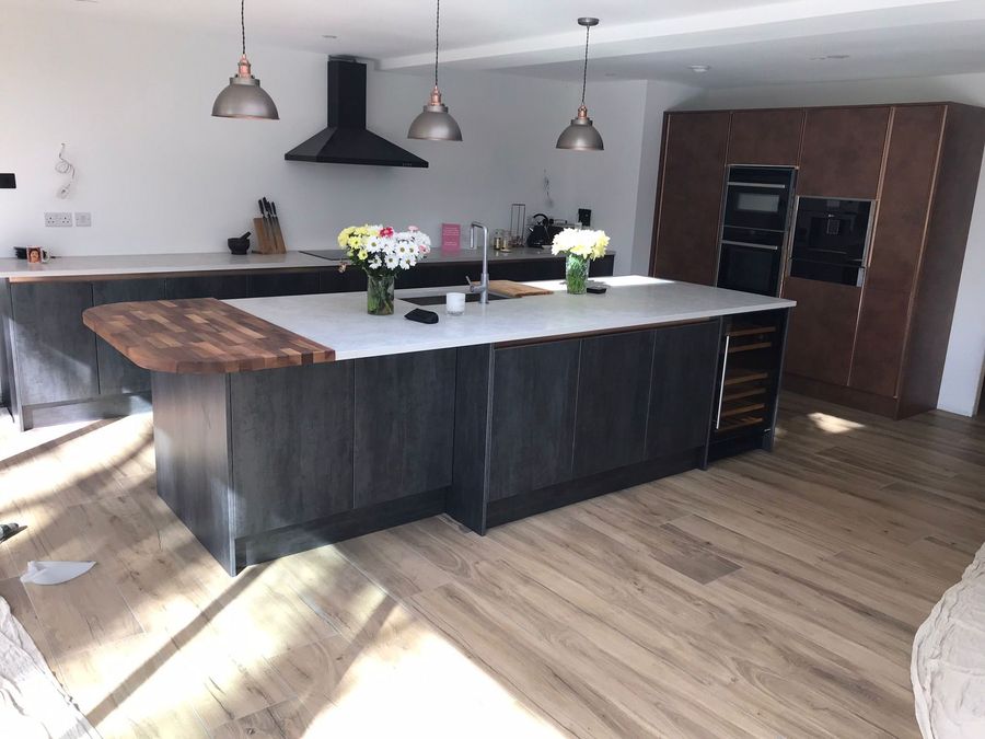 Recently completed kitchen renovation project