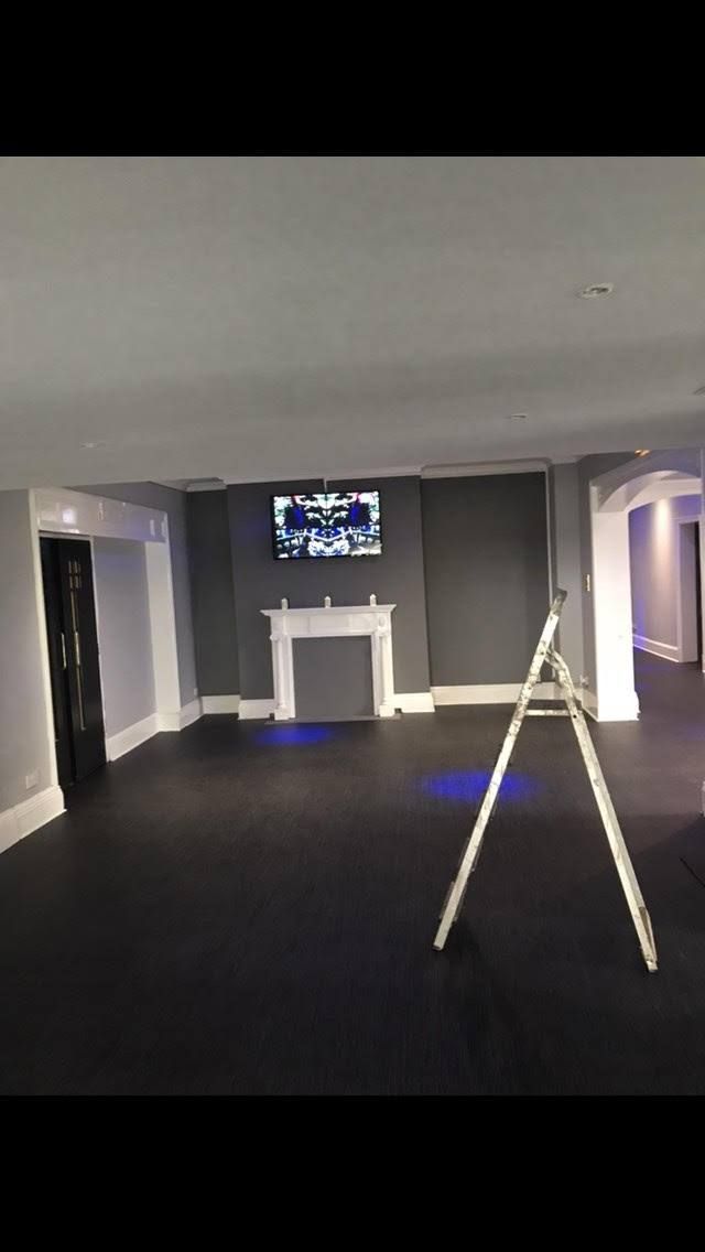 Commercial knock through plastered and finished