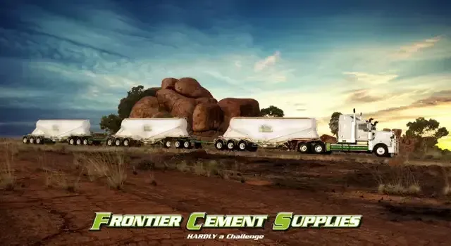 Two Men Are Working On A Concrete Floor With A Trowel — Frontier Cement Supplies In East Arm, NT