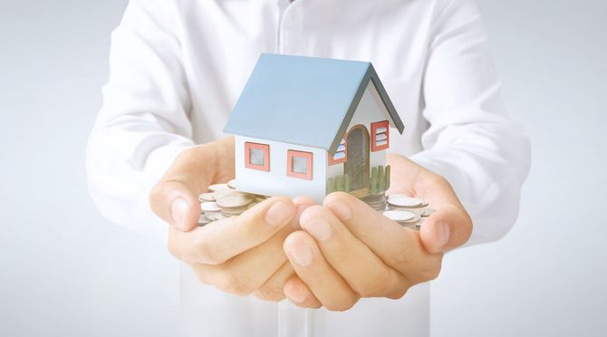 Residential Structure House Human In Hand