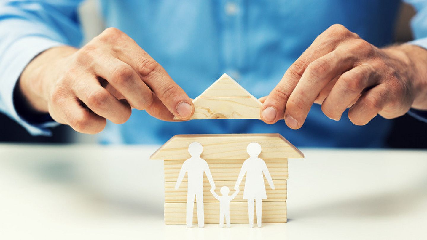 Structure House Human In Hand