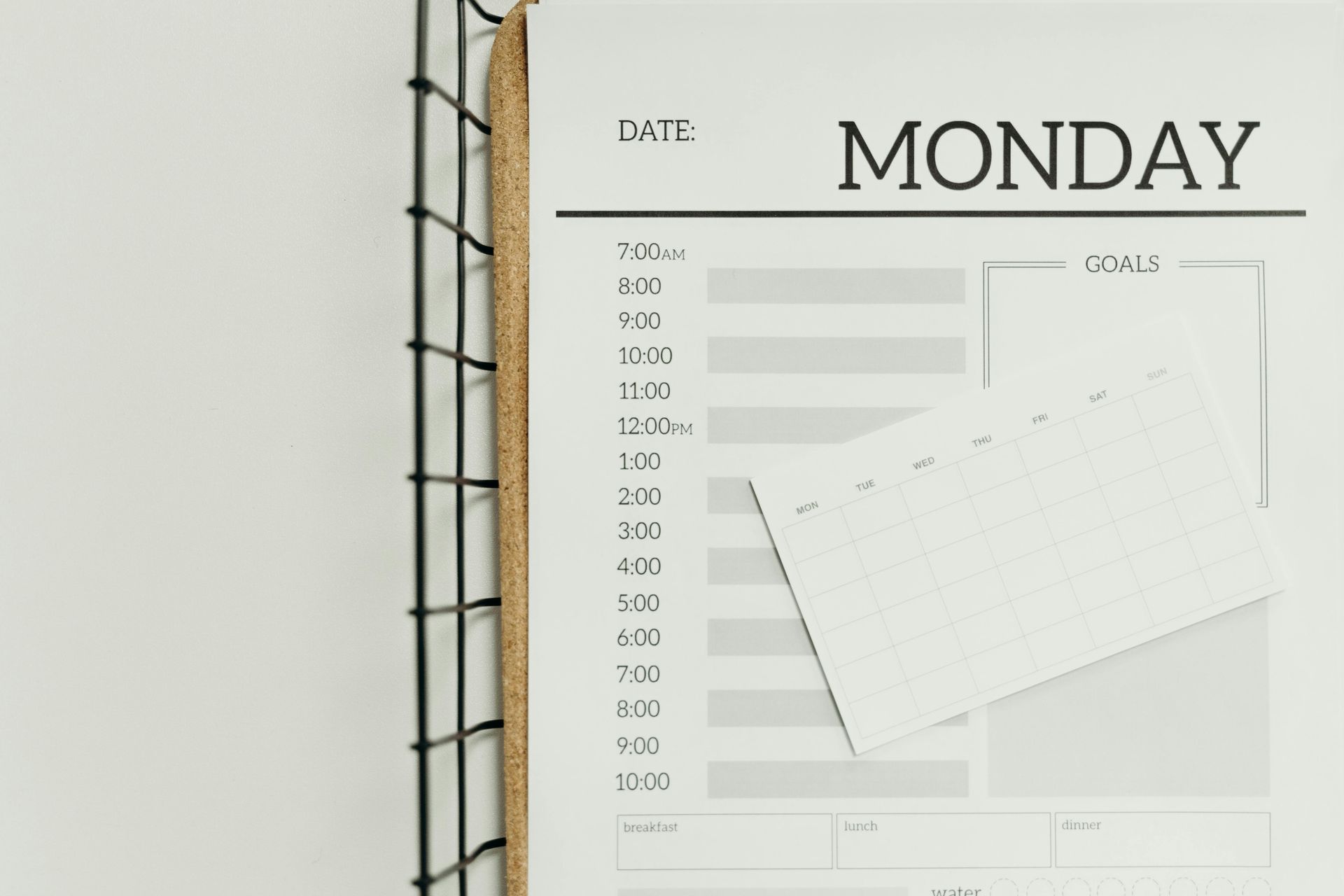 Monday calendar