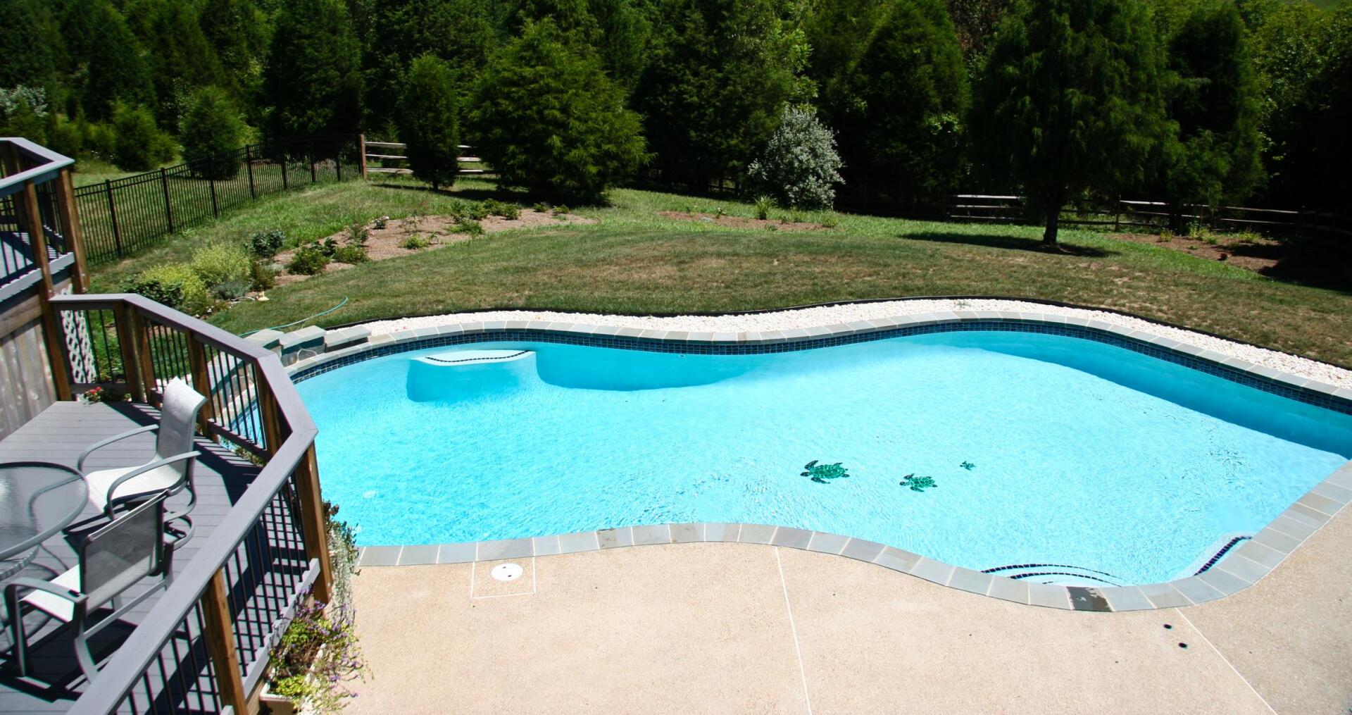 concrete pool deck