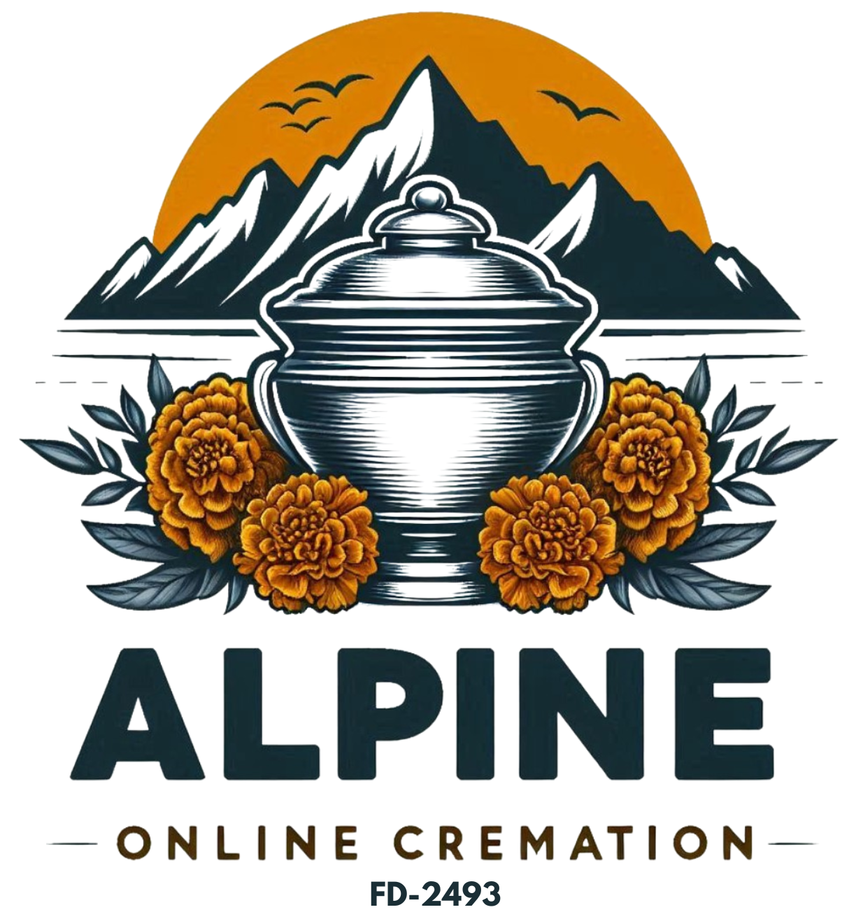 Alpine Online Cremation Logo